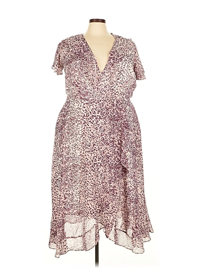 Pre-owned Lane Bryant Cocktail Dress In Purple