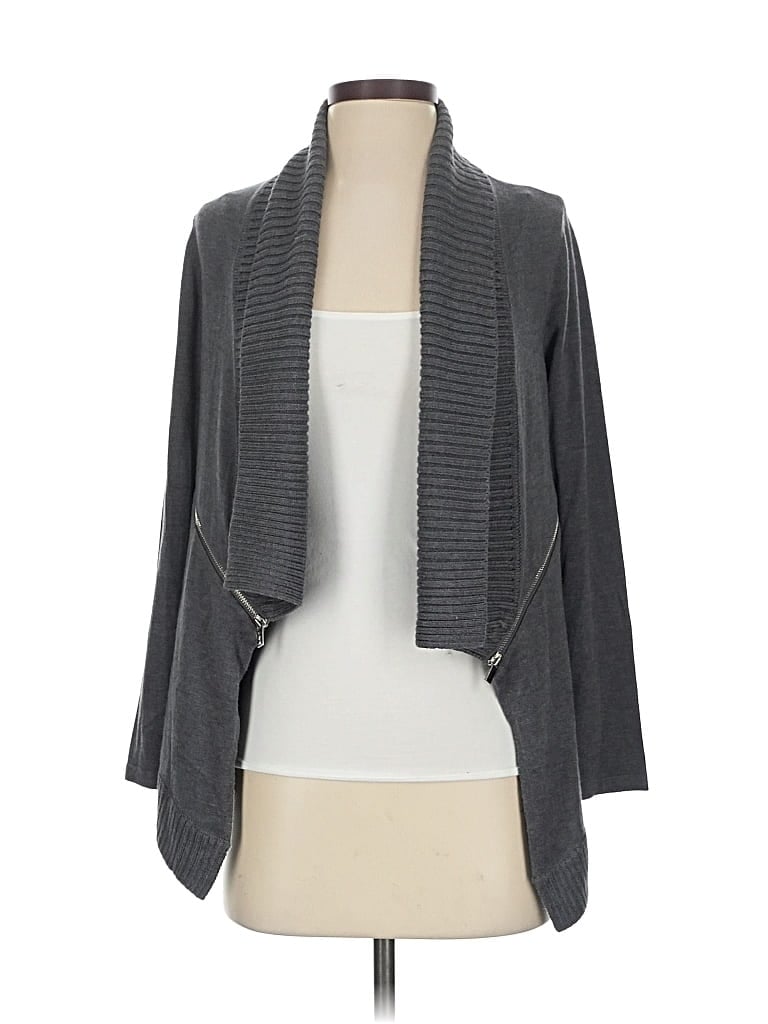 Pre-owned Inc International Concepts Cardigan Sweater In Gray