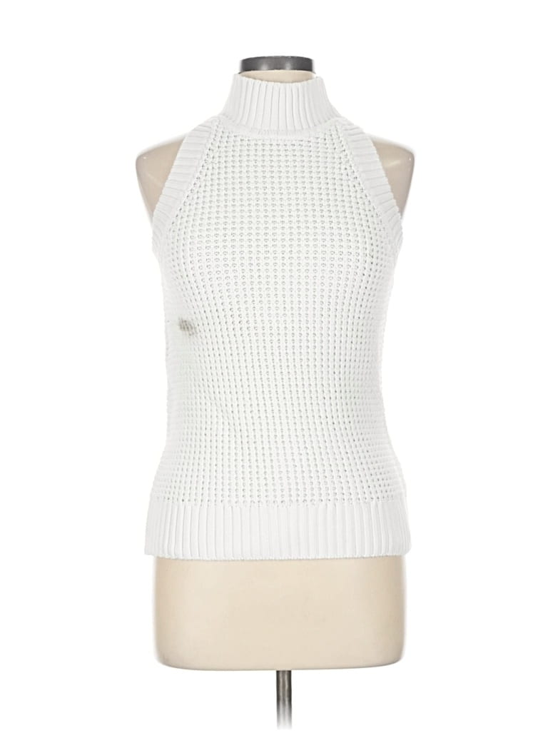 Pre-owned Michael Michael Kors Sweater Vest In White