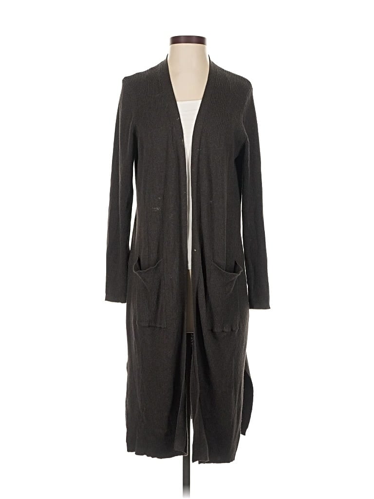 Pre-owned Echo Verde Cardigan Sweater In Brown