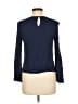 edition 100% Rayon Blue Long Sleeve Blouse Size 8 - photo 2