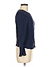 edition 100% Rayon Blue Long Sleeve Blouse Size 8 - photo 4