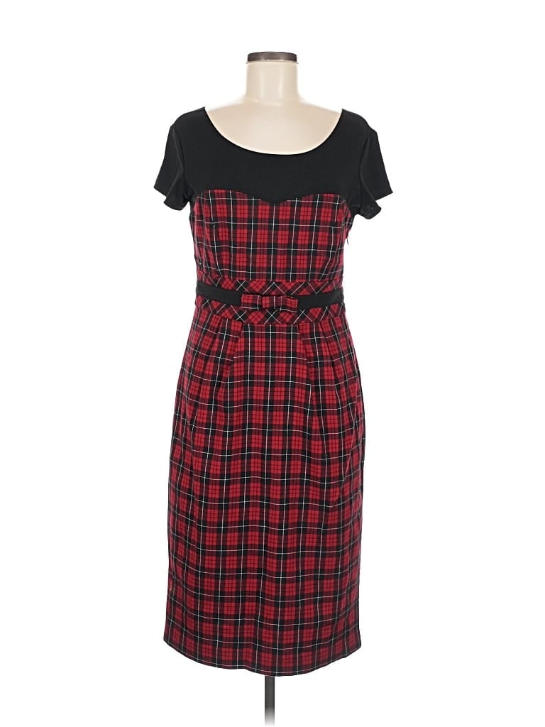 Pre-owned Signature By Robbie Bee Casual Dress In Red