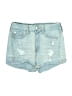 Aero Blue Denim Shorts Size 6 - photo 1