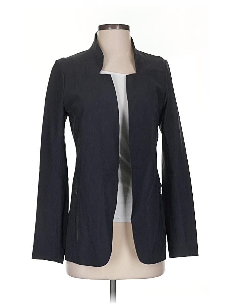 Pre-owned Athleta Blazer Jacket In Gray