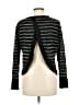 On Twelfth 100% Acrylic Stripes Black Pullover Sweater Size M - photo 2