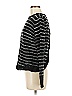 On Twelfth 100% Acrylic Stripes Black Pullover Sweater Size M - photo 5