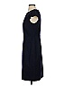 J.Crew 100% Polyester Solid Blue Casual Dress Size 4 - photo 5