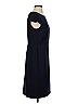 J.Crew 100% Polyester Solid Blue Casual Dress Size 4 - photo 4