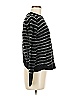 On Twelfth 100% Acrylic Stripes Black Pullover Sweater Size M - photo 4