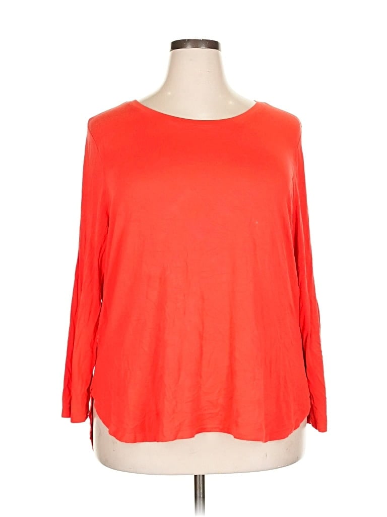 Pre-owned Old Navy 3/4 Sleeve T-shirt In Red