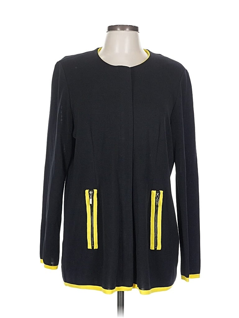 Pre-owned Misook Track Jacket In Black