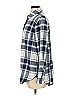 Gap 100% Cotton Plaid Blue Long Sleeve Button-Down Shirt Size S - photo 5