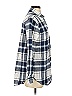 Gap 100% Cotton Plaid Blue Long Sleeve Button-Down Shirt Size S - photo 4