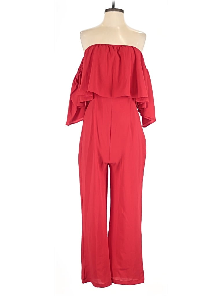 Pre-owned Fashion Nova Jumpsuit In Red