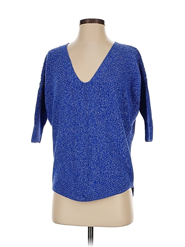 Pre-owned Express Cardigan Sweater In Blue