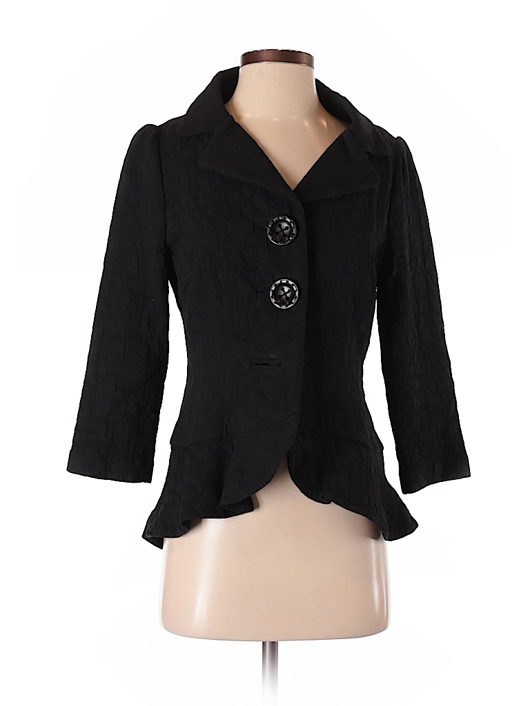 An Ren New York Solid Black Jacket Size XS - 90% off | thredUP