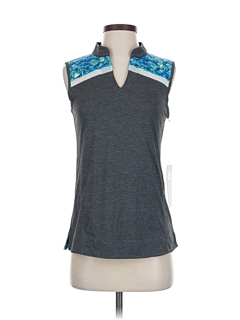 Chaser Sleeveless T-shirt In Gray