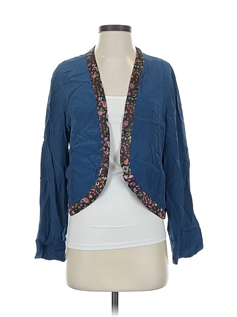 Pre-owned Benares Kimono In Blue