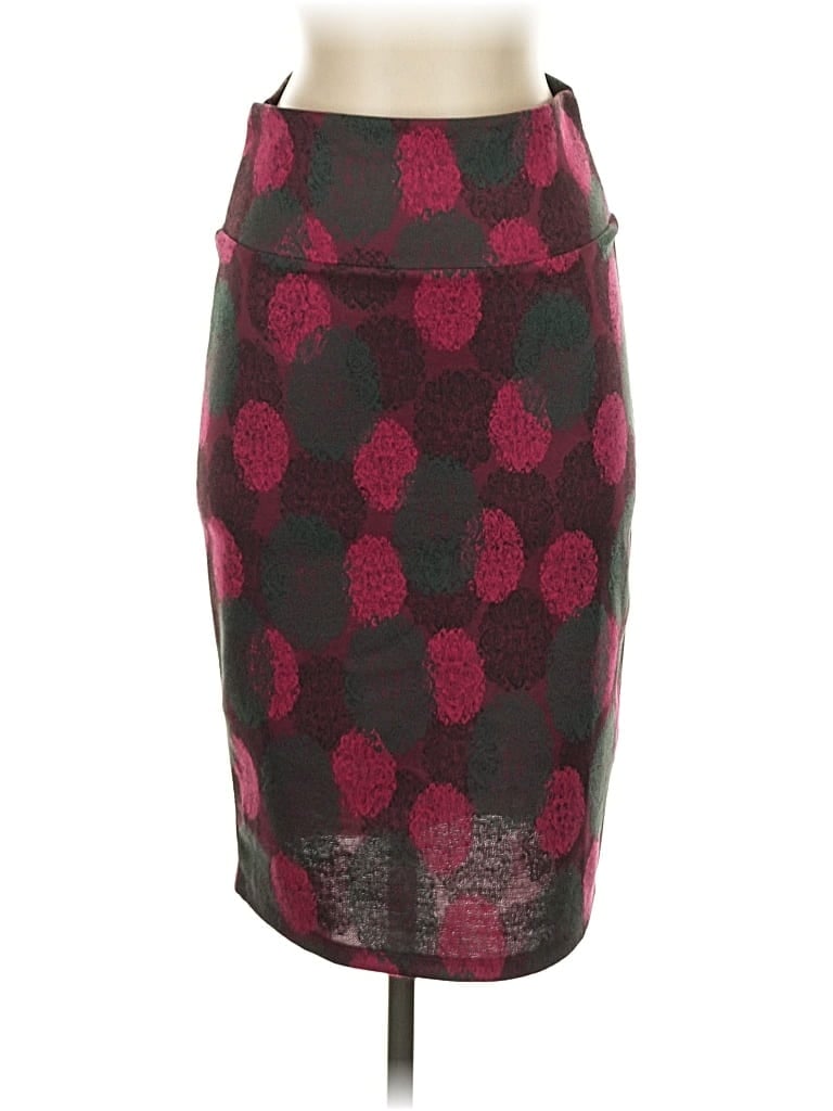 LULAROE Pre-owned Casual Skirt In Burgundy