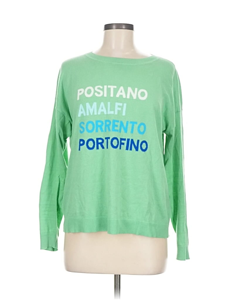 Pre-owned Ann Taylor Loft Sweatshirt In Green
