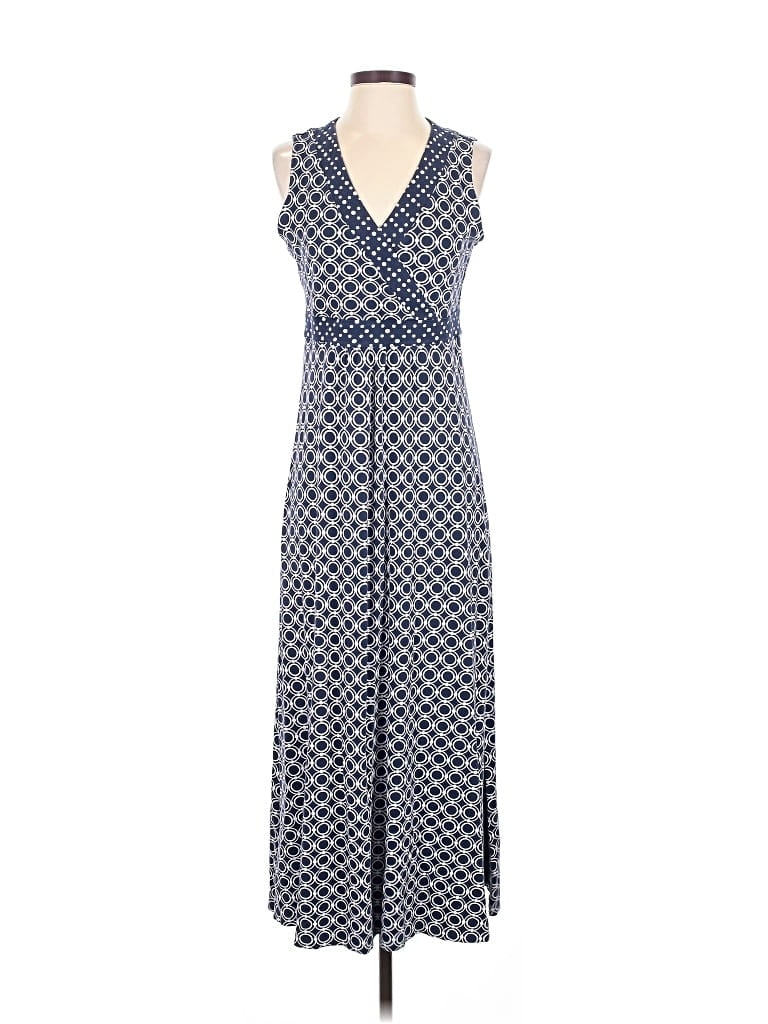 Pre-owned Lands' End Casual Dress In Blue