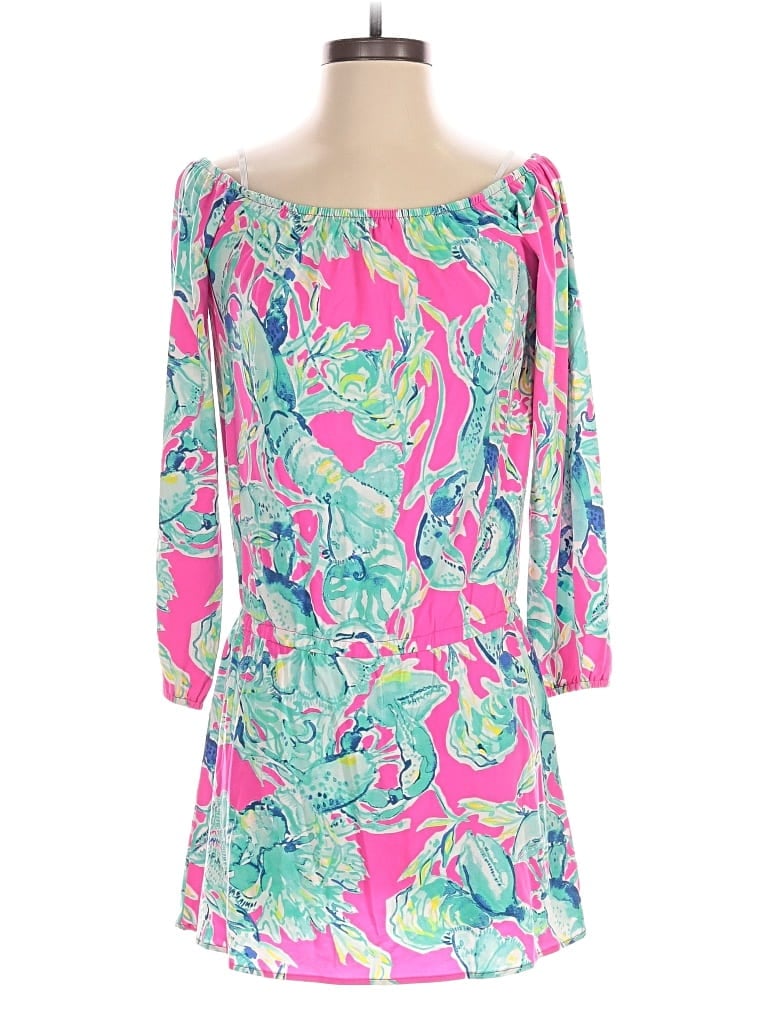 Pre-owned Lilly Pulitzer Romper In Blue