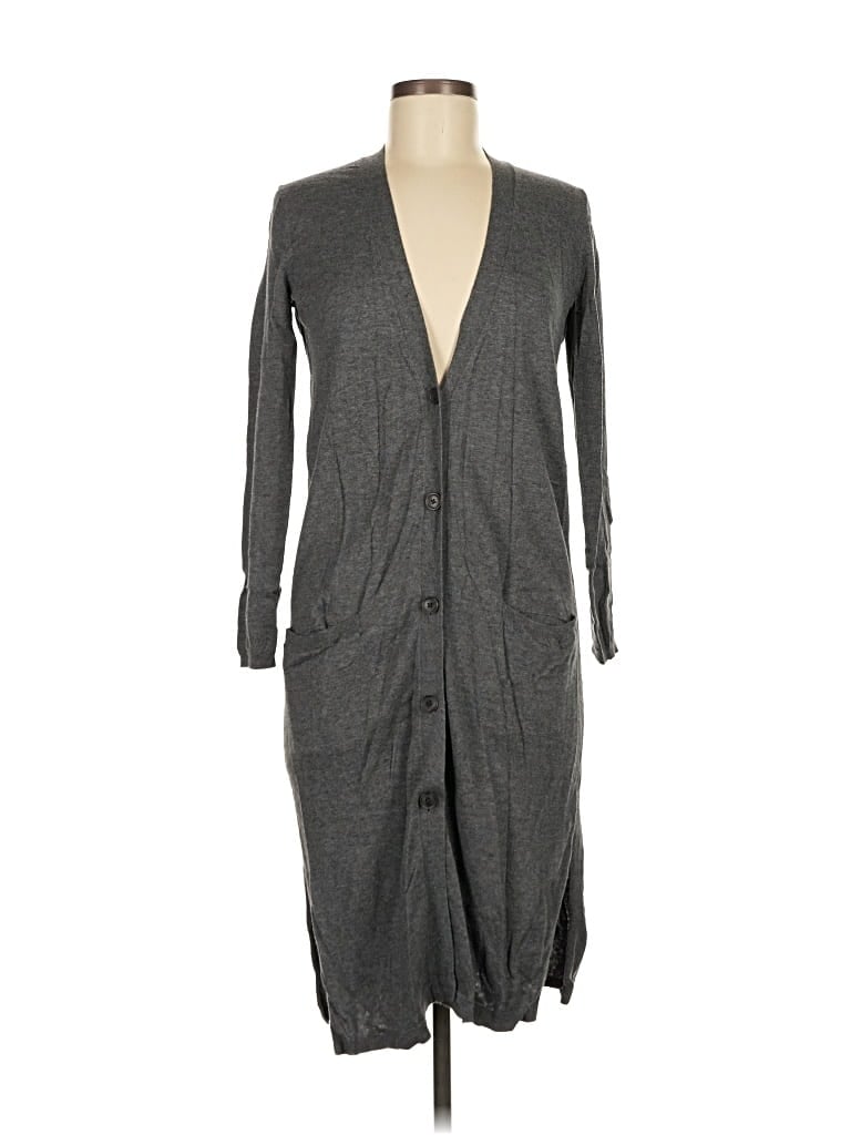 GAP Pre-owned Cardigan Sweater In Gray