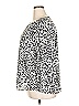 Van Heusen 100% Polyester Animal Print White 3/4 Sleeve Blouse Size XXL - photo 5