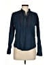 NSF Blue Long Sleeve Blouse Size M - photo 1