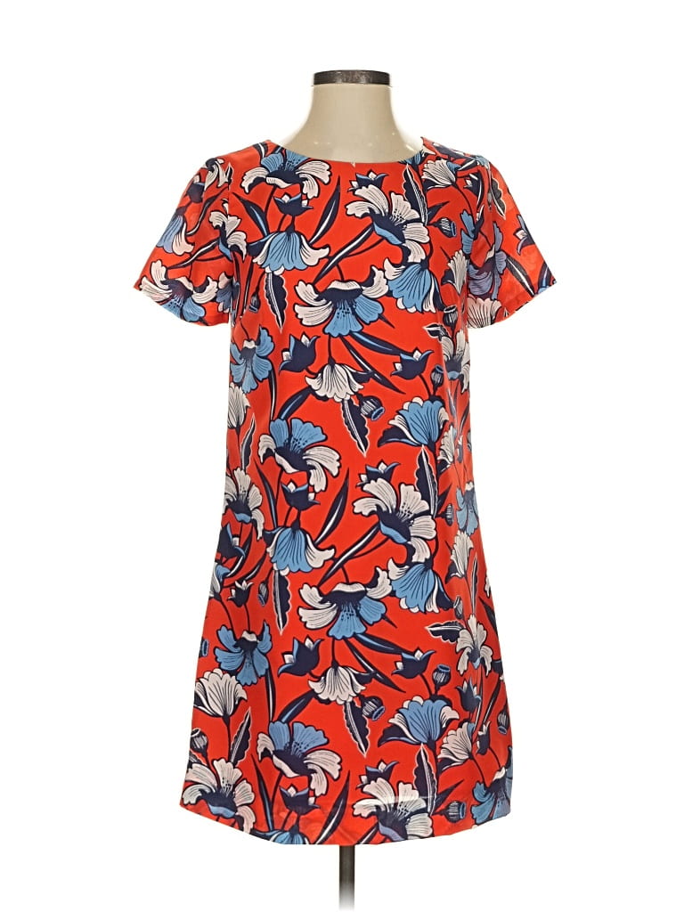 Pre-owned J.crew Factory Store Casual Dress In Red