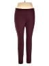 Dictionary Solid Maroon Burgundy Active Pants Size XL - photo 1