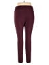 Dictionary Solid Maroon Burgundy Active Pants Size XL - photo 2