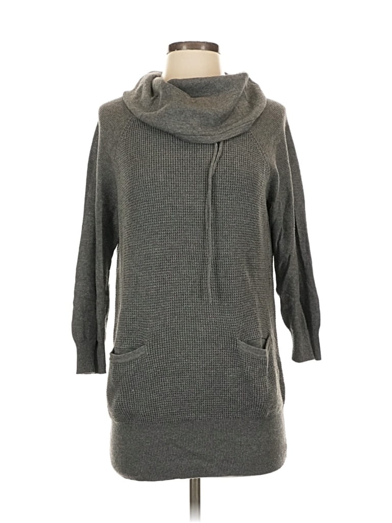 Pre-owned Ann Taylor Loft Pullover Sweater In Gray