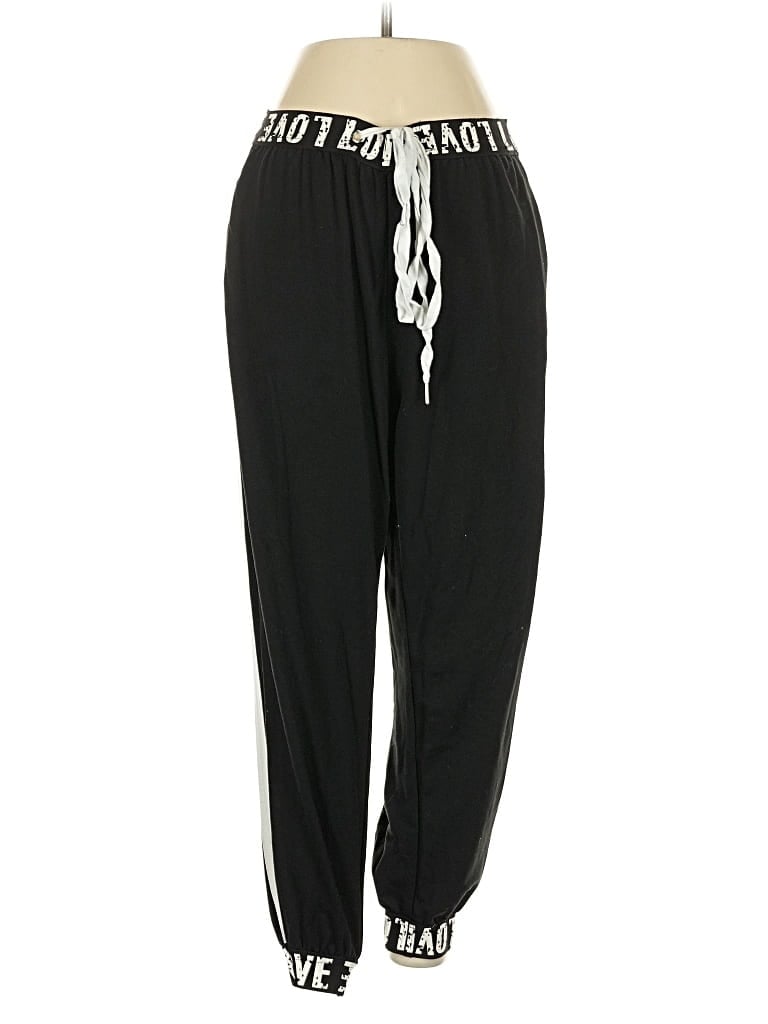 Pre-owned Unbranded Track Pants In Black