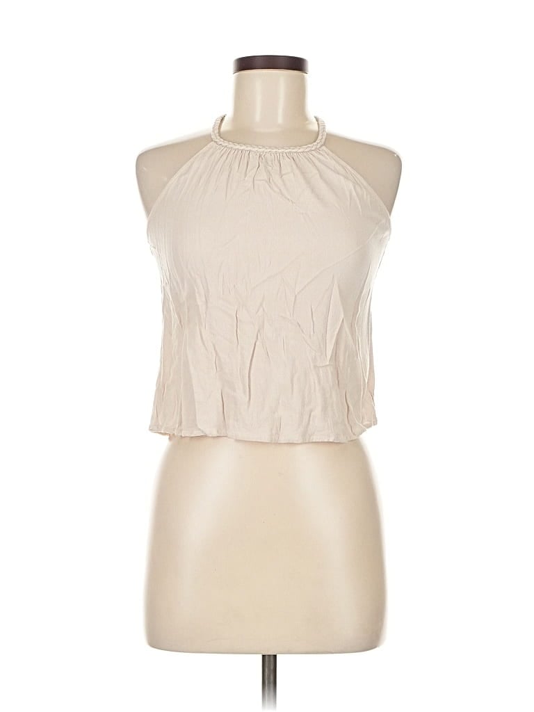 Pre-owned Full Tilt Sleeveless Blouse In White