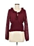 Kojooin 100% Polyester Burgundy Long Sleeve Blouse Size M - photo 1