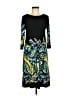 Periwinkle Paisley Black Casual Dress Size 6 (estimated) - photo 1