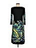 Periwinkle Paisley Black Casual Dress Size 6 (estimated) - photo 2