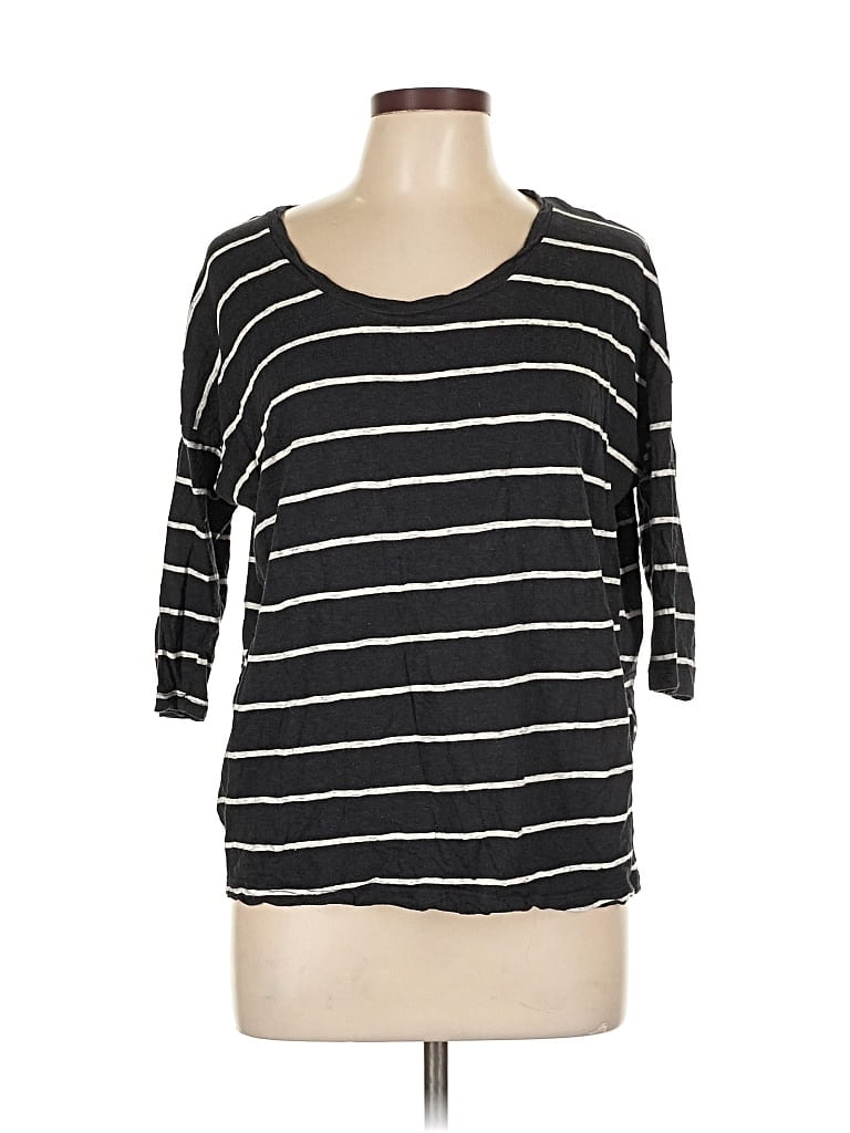 Pre-owned Trafaluc By Zara 3/4 Sleeve T-shirt In Black