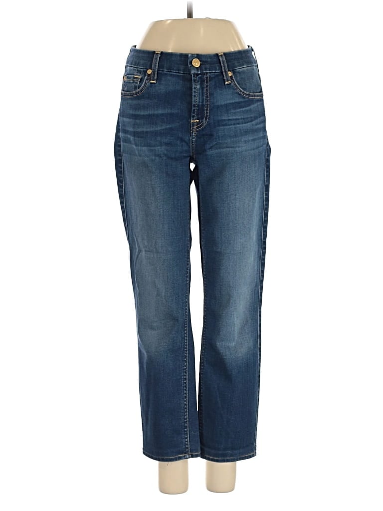 Pre-owned 7 For All Mankind Jeans In Blue