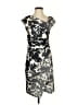 Vera Wang Graphic Gray Cocktail Dress Size 4 - photo 1
