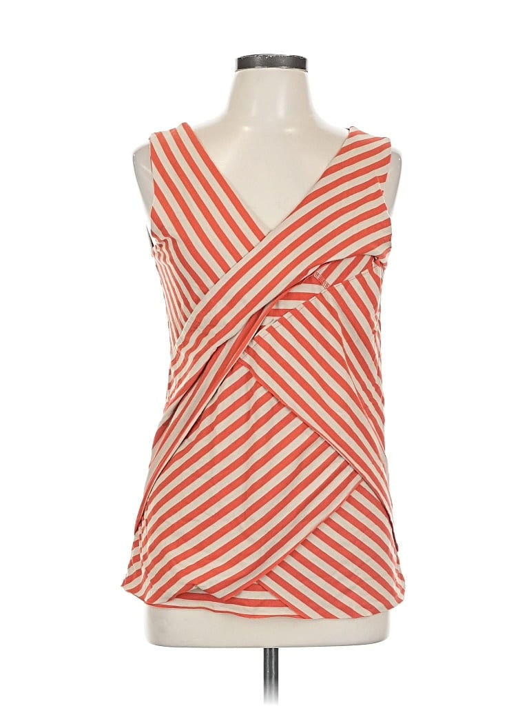 Pre-owned Verve Ami Sleeveless Blouse In Orange
