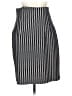 Eva Franco Stripes Gray Formal Skirt Size 10 - photo 1