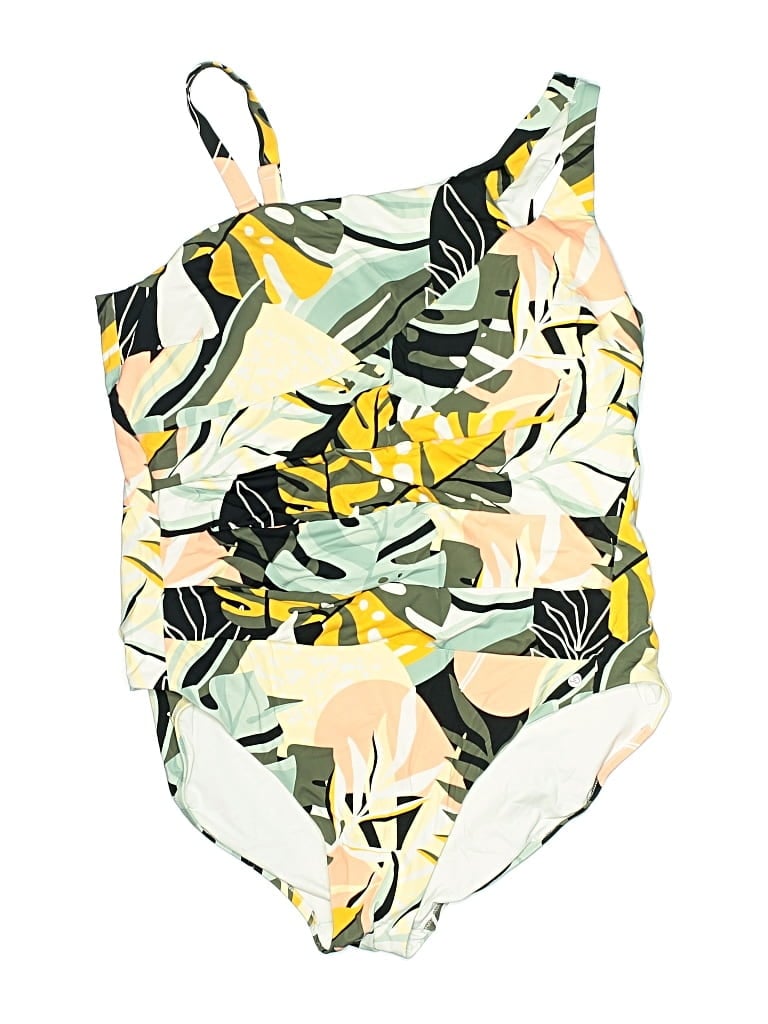 Click to view more detailed imagery on our partner's website Pre-owned Calia One Piece Swimsuit In White