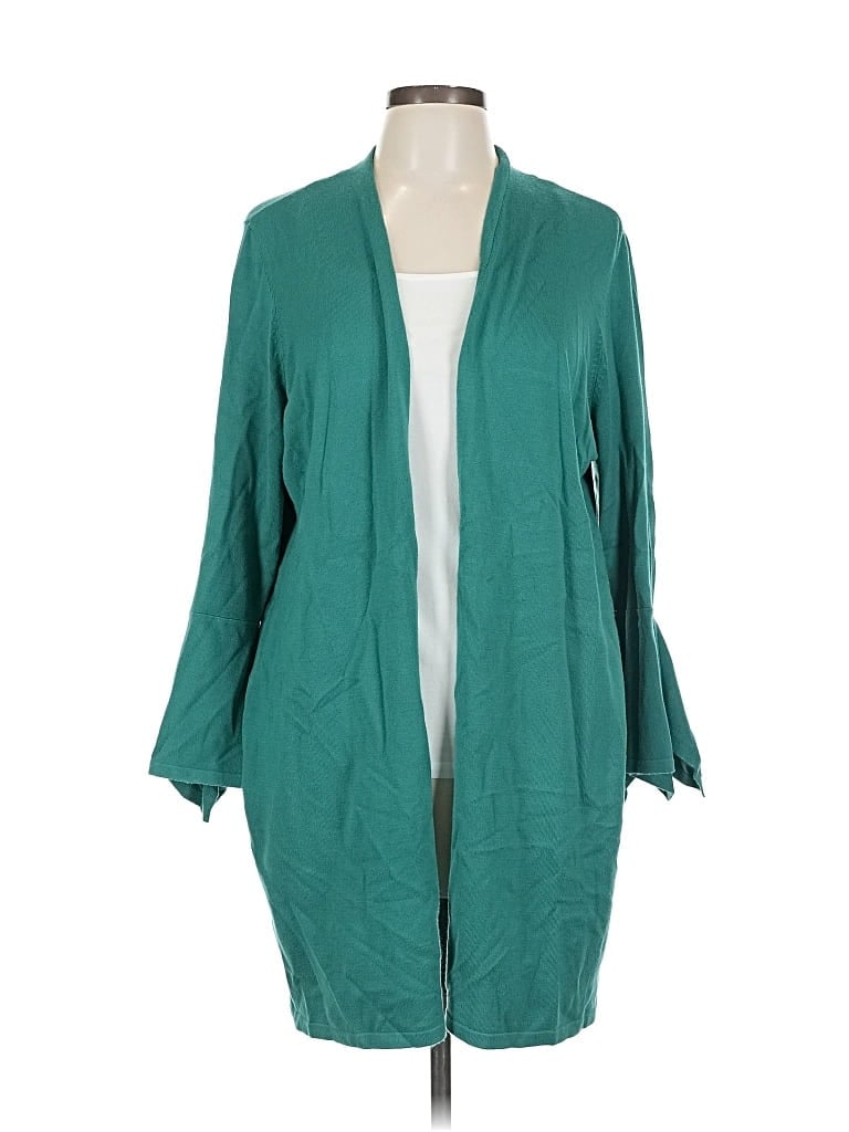 Pre-owned Chico's Cardigan Sweater In Blue