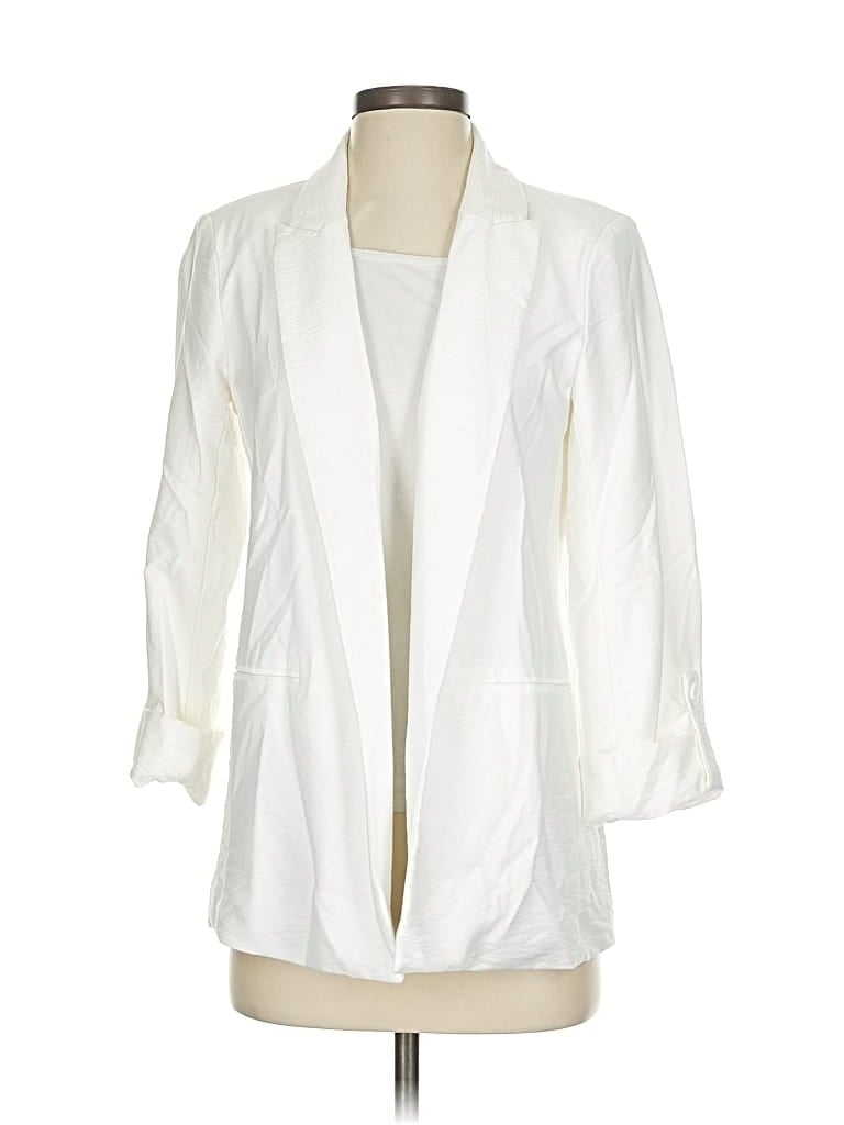 Pre-owned Simply Vera Vera Wang Blazer Jacket In White