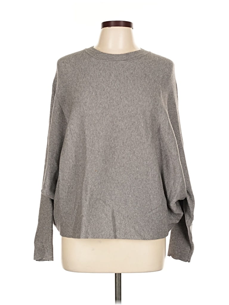 Pre-owned She + Sky Pullover Sweater In Gray