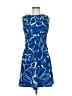 DKNY Graphic Blue Cocktail Dress Size 6 (petite) - photo 1
