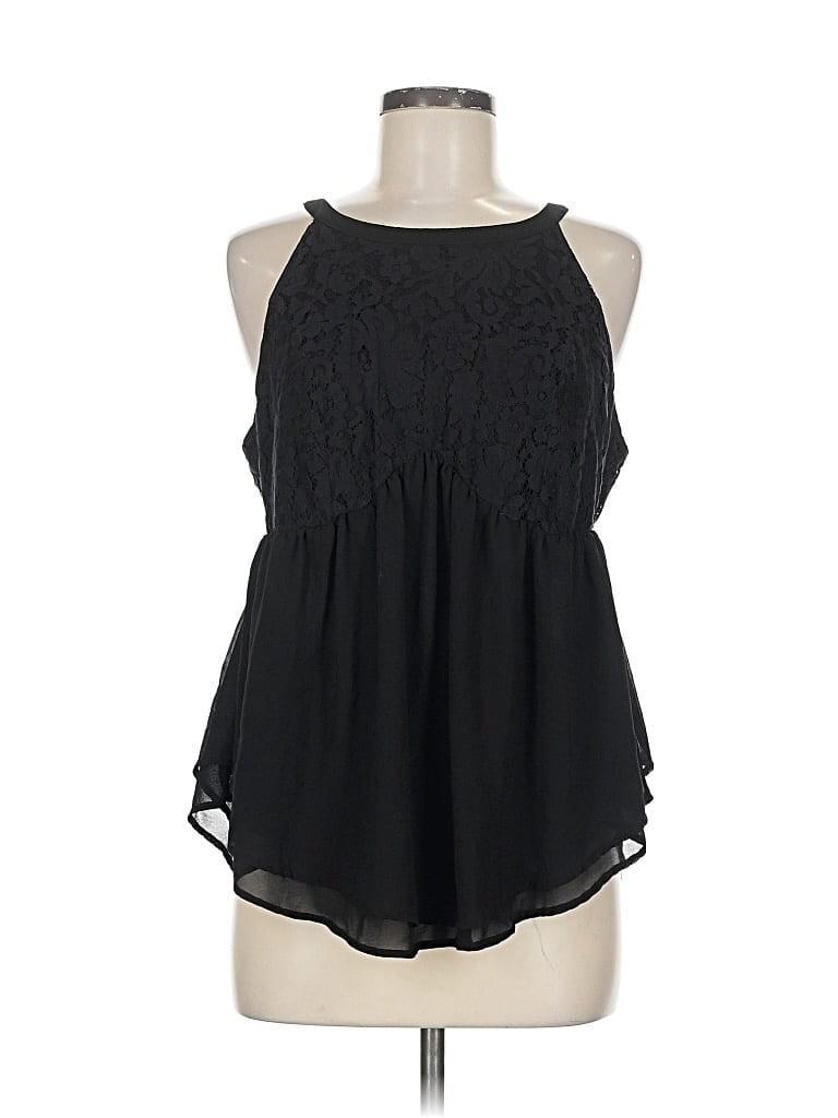 Pre-owned Torrid Sleeveless Blouse In Black
